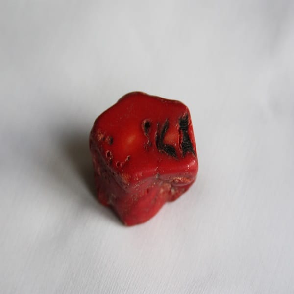 سنگ مرجان تامبلر شده قرمز 50 گرمی